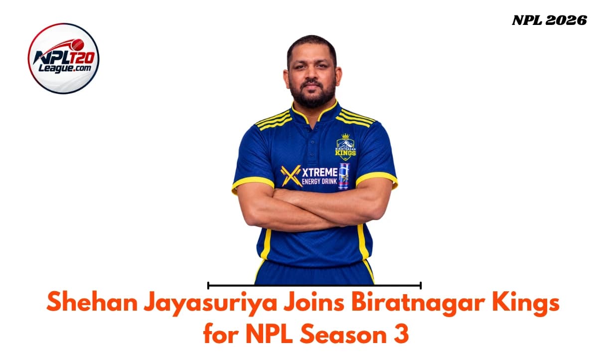 Shehan Jayasuriya Joins Biratnagar Kings for NPL Season 3