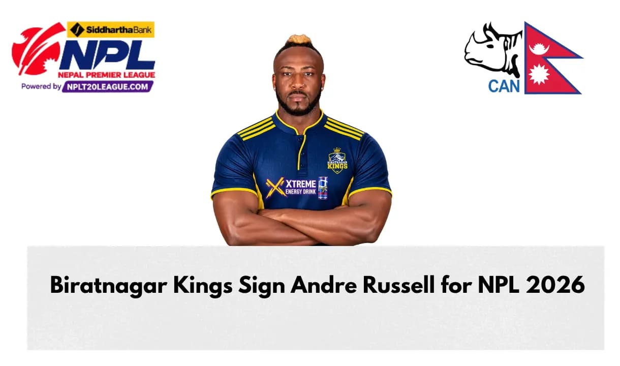 Biratnagar Kings Sign Andre Russell for Nepal Premier League 2026