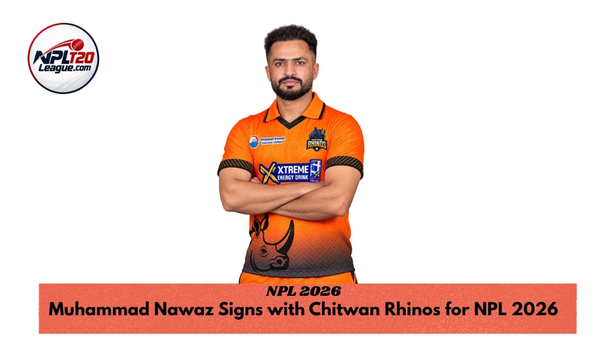 Mohammad Nawaz Joins Chitwan Rhinos for Nepal Premier League 2026