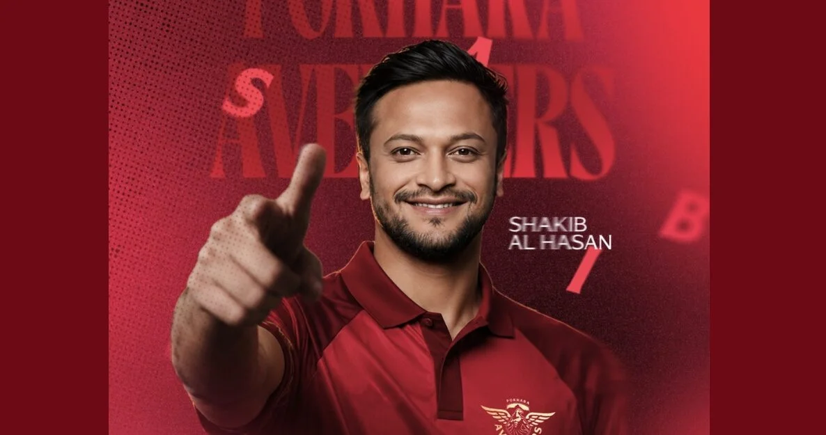 Pokhara Avengers Sign Shakib Al Hasan for NPL Season 3