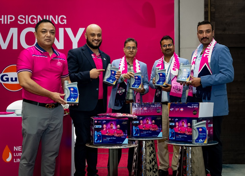 Gulf Lubricants Renews Sponsorship of Janakpur Bolts for NPL Season 3